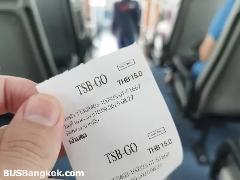 Thai Smile Bus Ticket